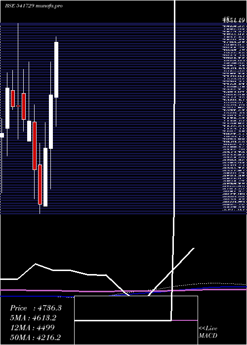 monthly chart Hdfcamc