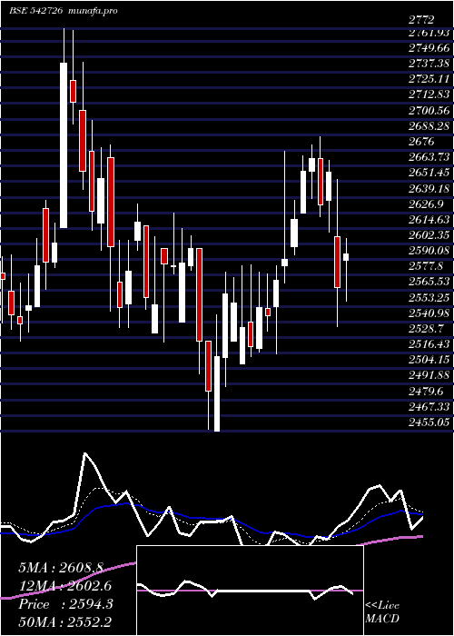  Daily chart Indiamart