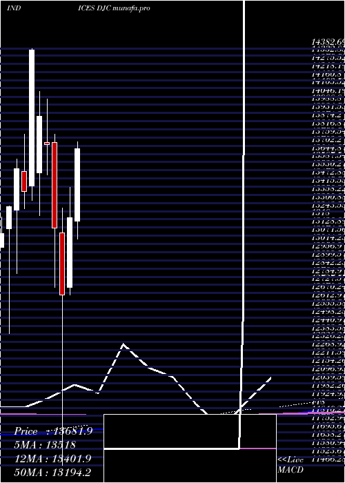  monthly chart DowJones