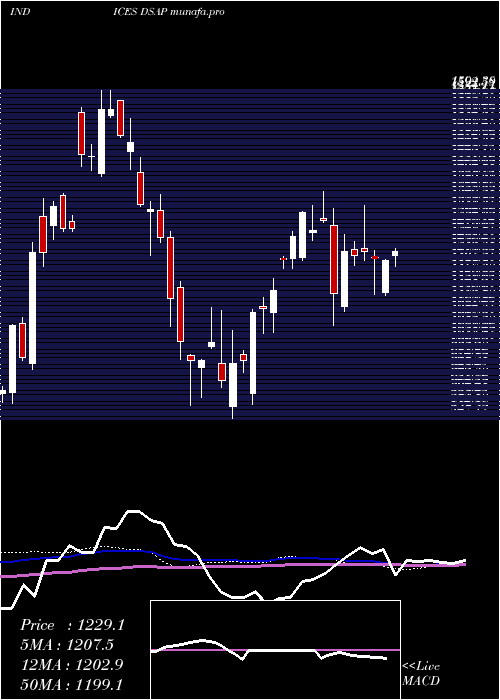 weekly chart DjUs