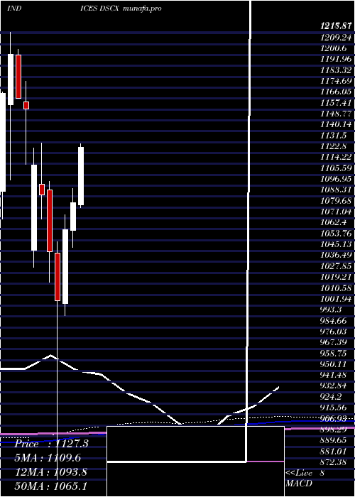  monthly chart DjUs