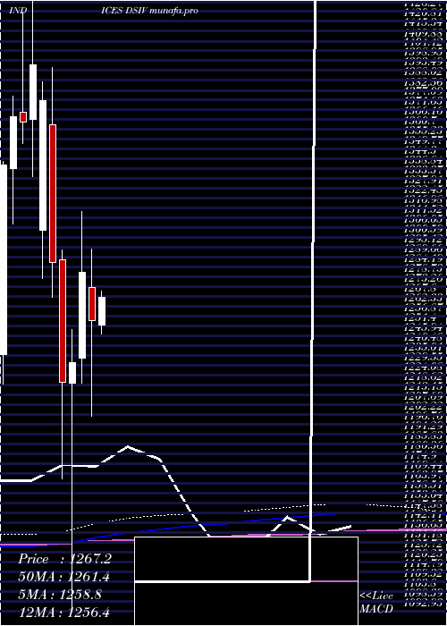 monthly chart DjUs