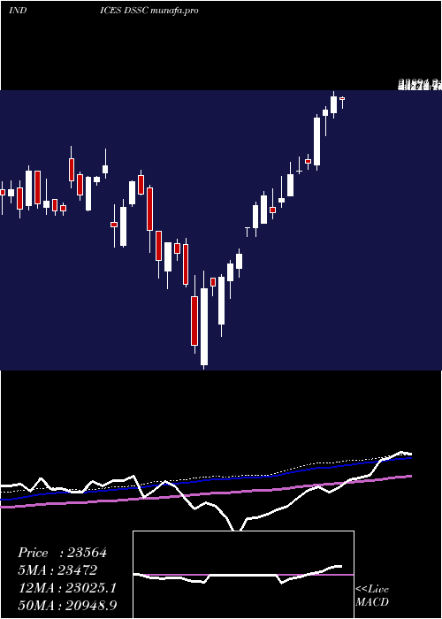 weekly chart DjUs