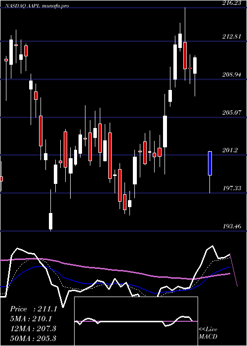 Daily chart AppleInc
