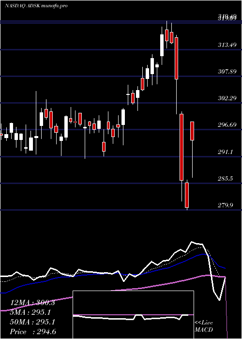 Daily chart AutodeskInc