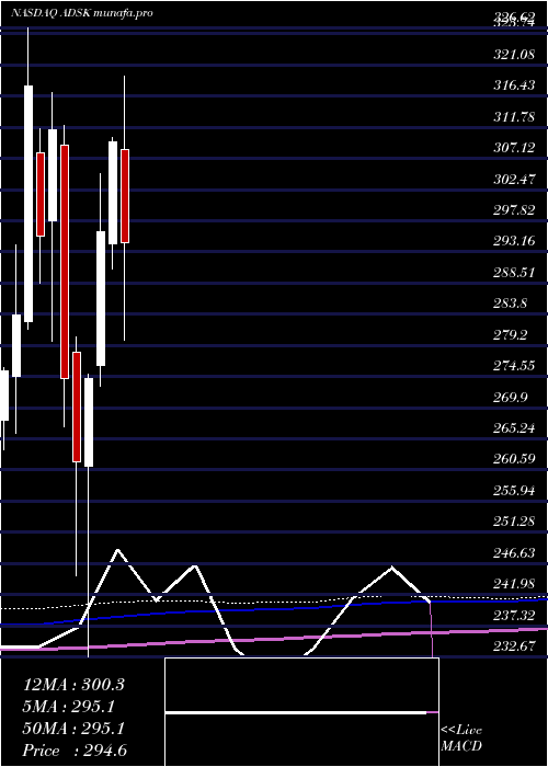 monthly chart AutodeskInc