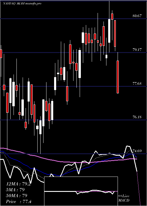  Daily chart AkamaiTechnologies