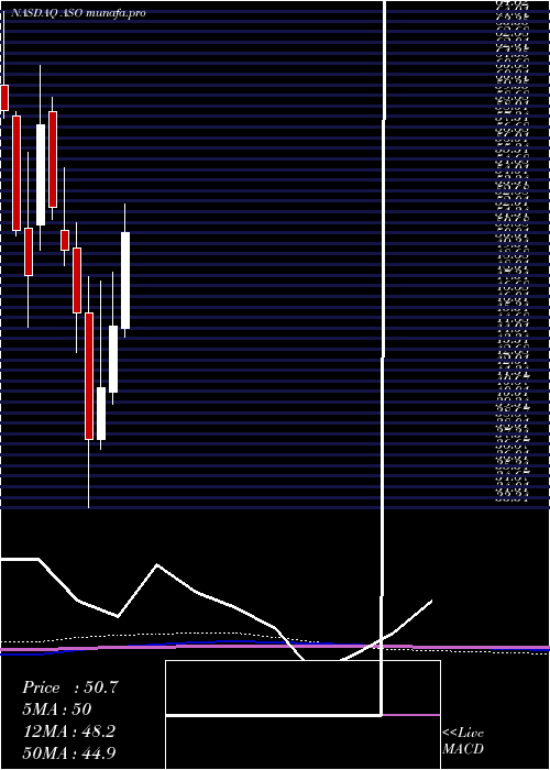  monthly chart AcademySports