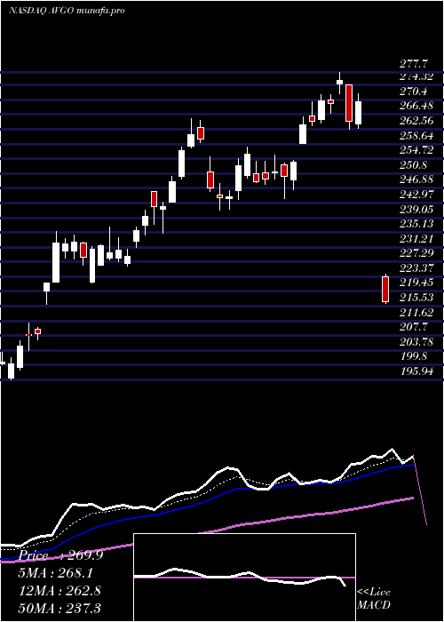  Daily chart BroadcomInc