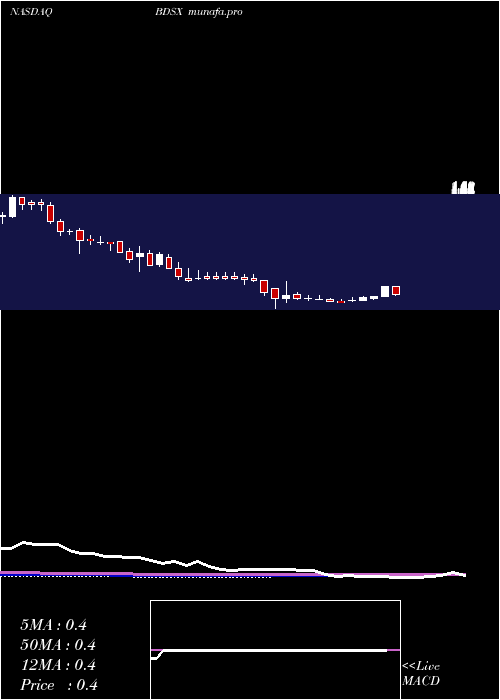  weekly chart BiodesixInc