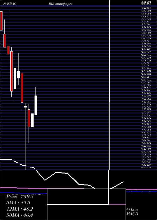 monthly chart ProsharesUltra
