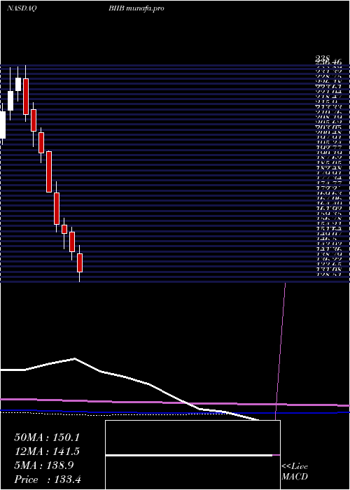  monthly chart BiogenInc