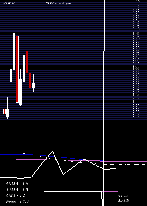 monthly chart BridgelineDigital