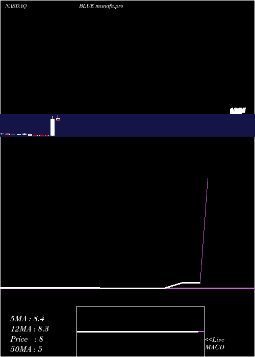  monthly chart BluebirdBio