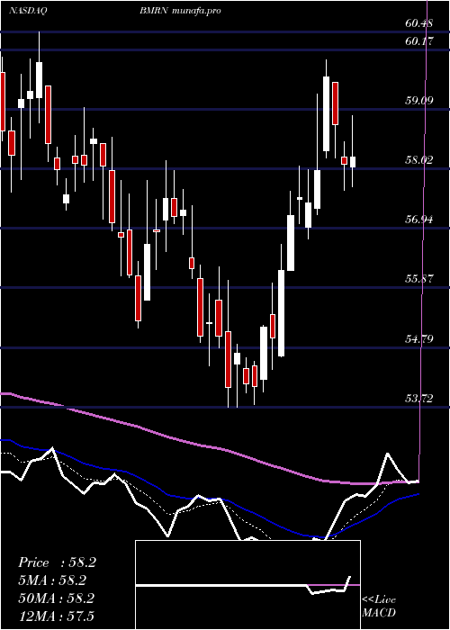  Daily chart BiomarinPharmaceutical