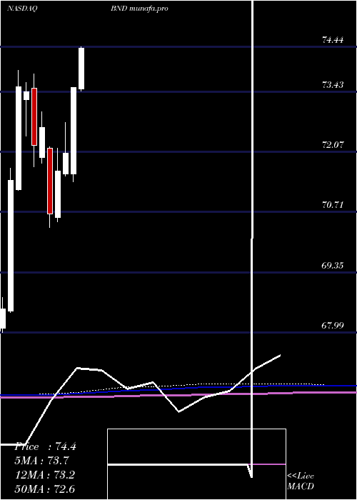  monthly chart VanguardTotal