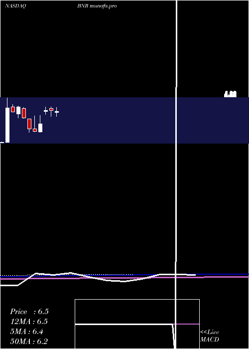  monthly chart BurningRock