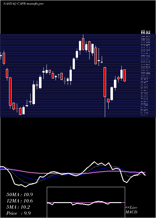 Daily chart CapricorTherapeutics