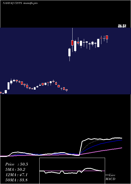  Daily chart CidaraTherapeutics