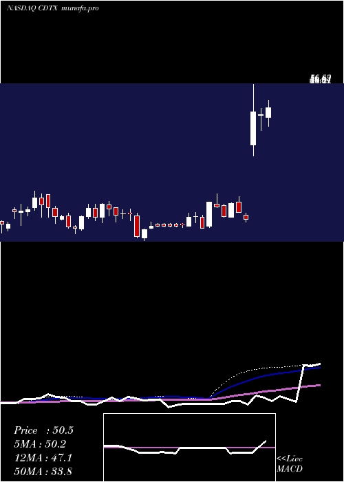 weekly chart CidaraTherapeutics