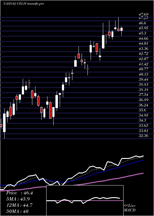 Daily chart CelsiusHoldings