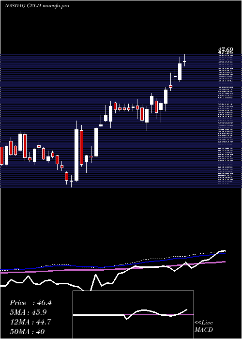 weekly chart CelsiusHoldings