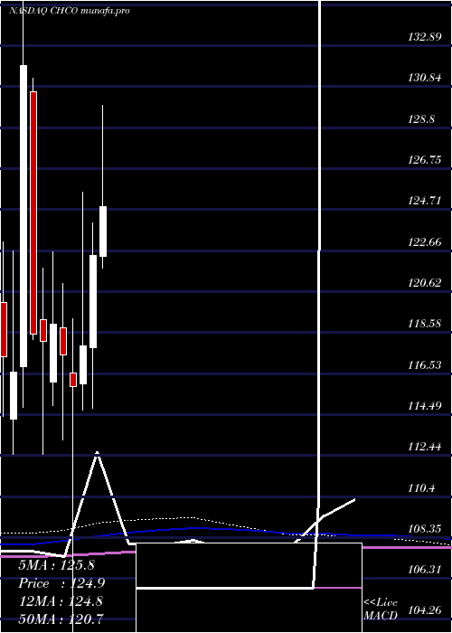 monthly chart CityHolding