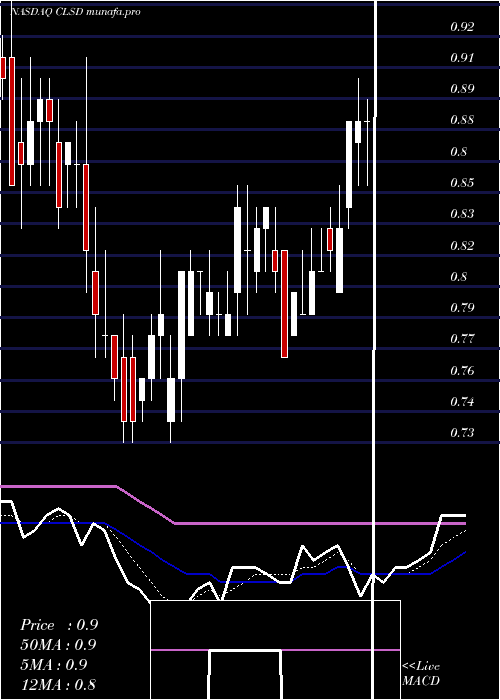  Daily chart ClearsideBiomedical