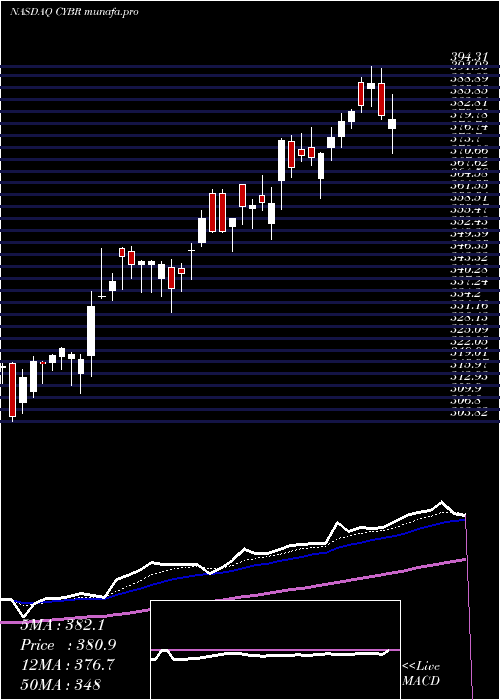  Daily chart CyberarkSoftware