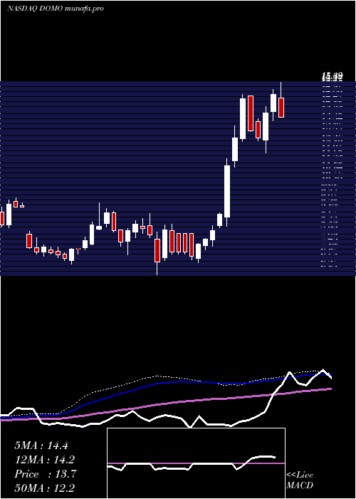 weekly chart DomoInc