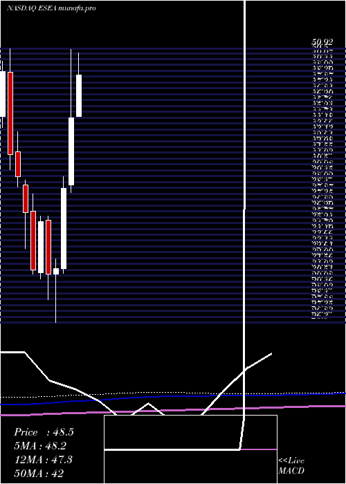 monthly chart Euroseas