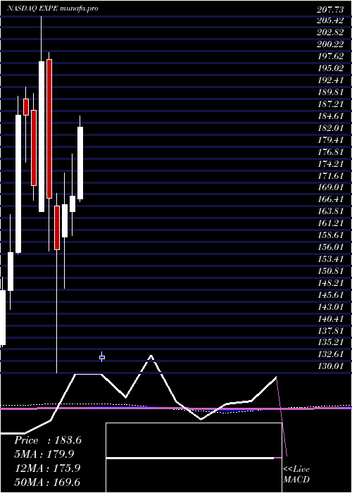  monthly chart ExpediaGroup