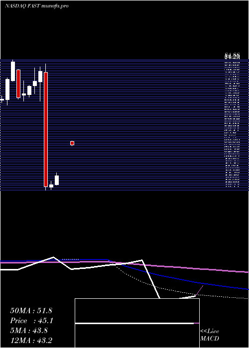 monthly chart FastenalCompany