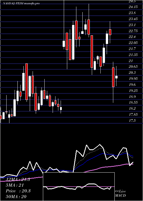 Daily chart FrequencyElectronics