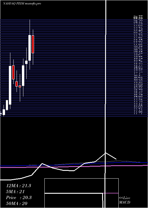monthly chart FrequencyElectronics