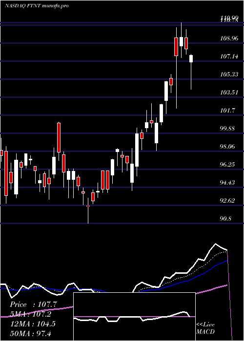  Daily chart FortinetInc