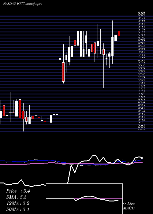  weekly chart ImmucellCorporation