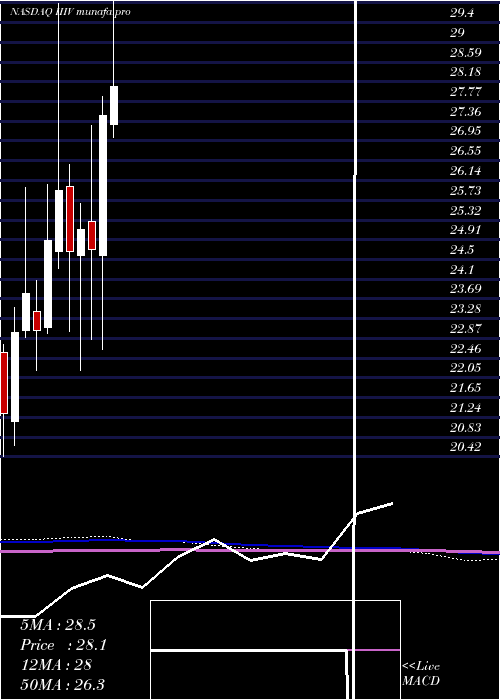 monthly chart I3Verticals