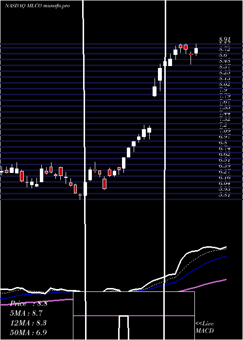  Daily chart MelcoResorts