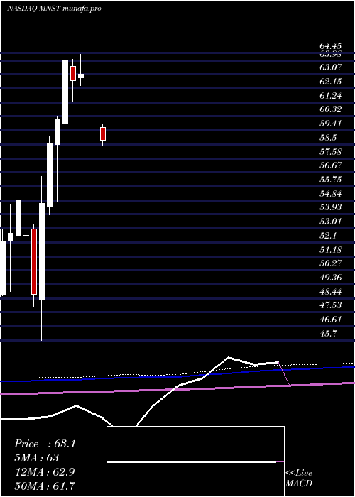 monthly chart MonsterBeverage