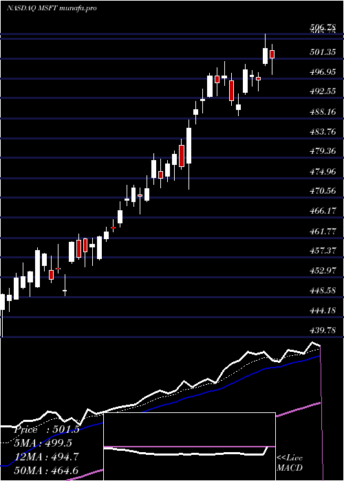  Daily chart MicrosoftCorporation