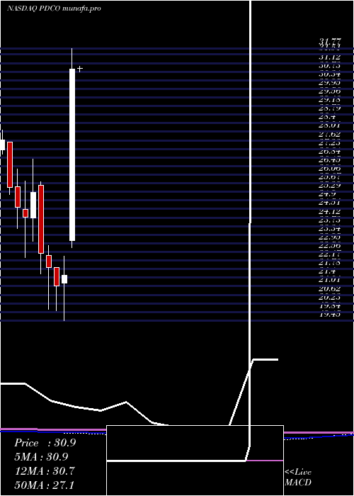  monthly chart PattersonCompanies