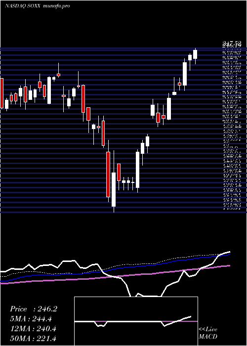  weekly chart IsharesPhlx