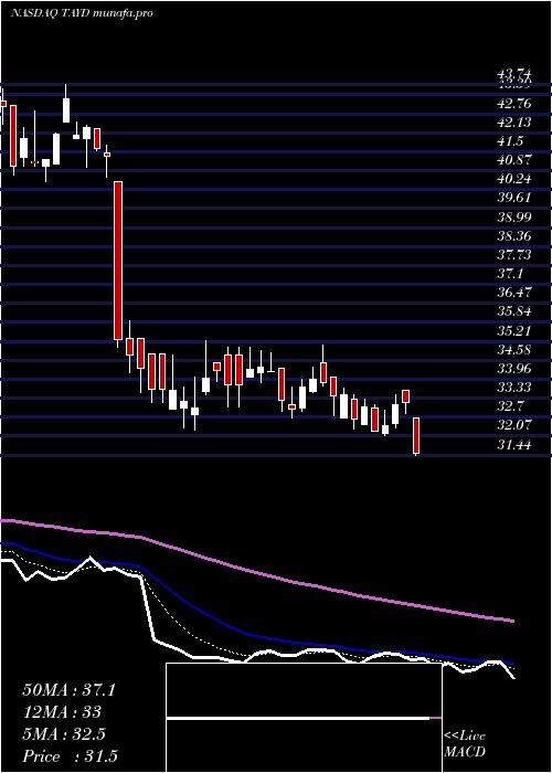  Daily chart TaylorDevices