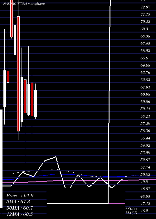 monthly chart TripCom