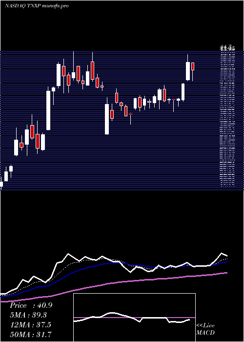 Daily chart TonixPharmaceuticals