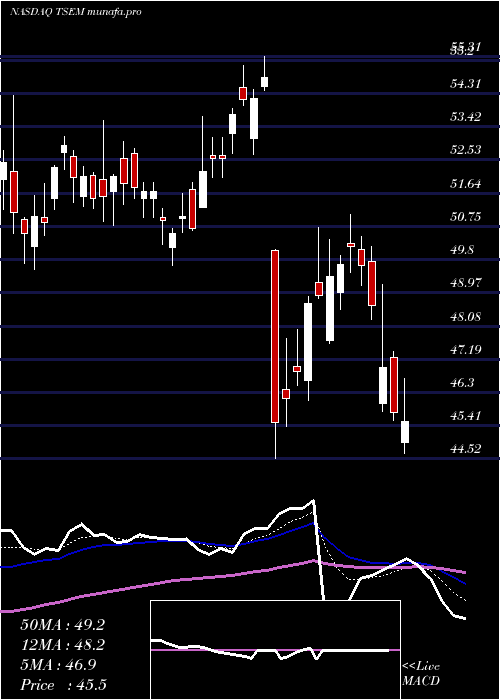  Daily chart TowerSemiconductor