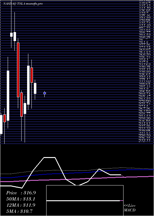  monthly chart TeslaInc