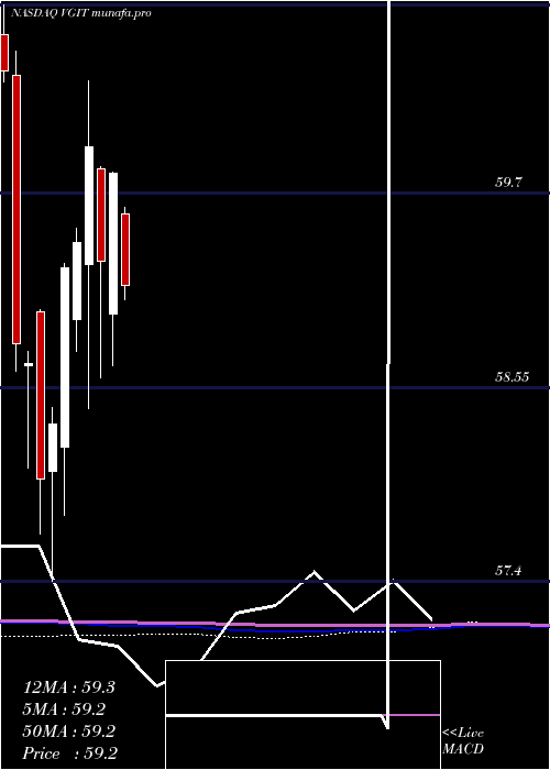 monthly chart VanguardIntermediate