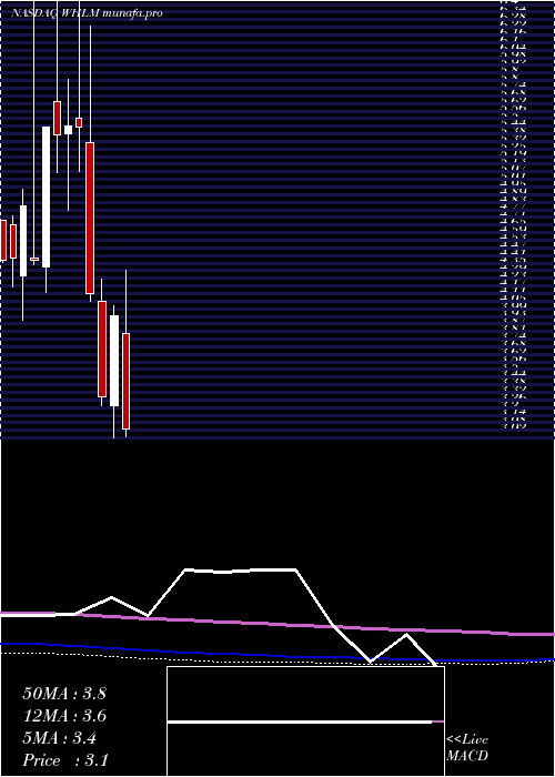  monthly chart WilhelminaInternational